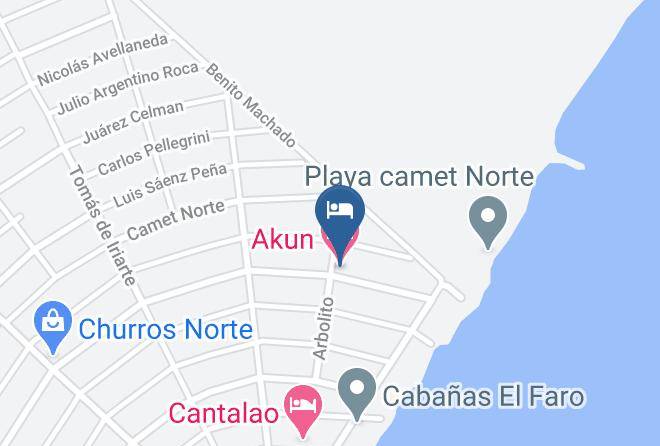 Mar Chiquita - Akun Hotel Maps