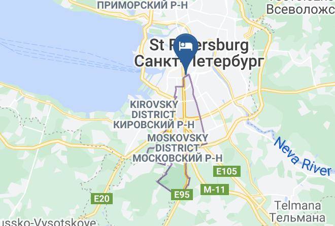 Saint Petersburg - Akvarel'khaus Maps