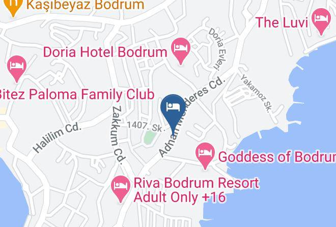 Bodrum - Akvaryum Hotel Maps