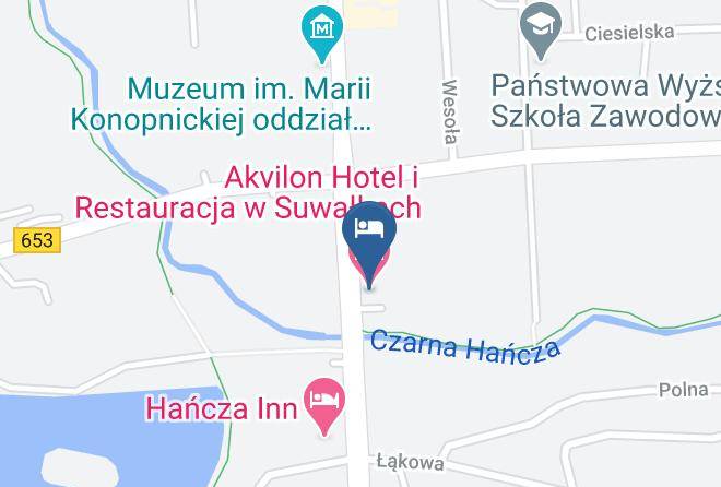Suwalki - Akvilon Hotel I Restauracja W Suwalkach Maps