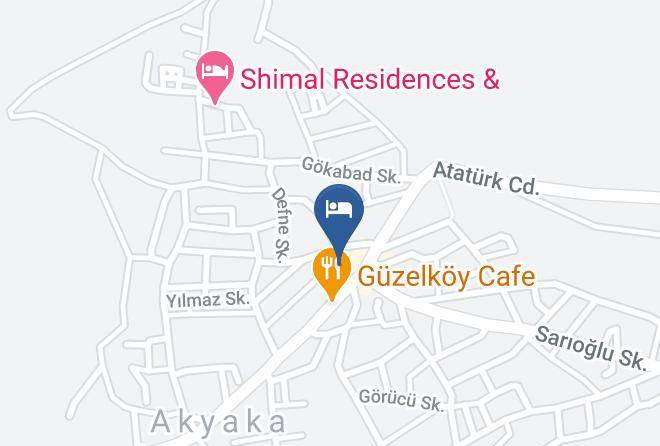Ula - Akyaka Yali Capkini Maps