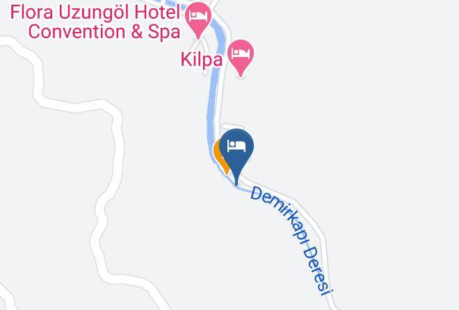 Caykara - Akyuz Kardesler Hotel & Bungalow Maps