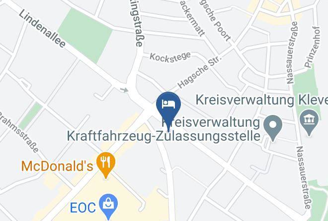 Akzent City Hotel Kleve Map