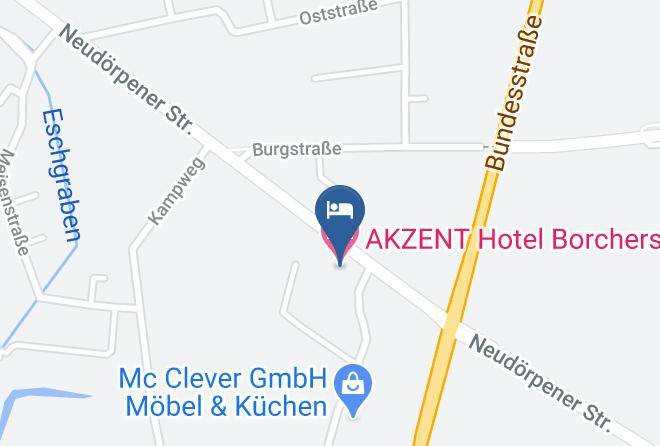 Emsland - Akzent Hotel Borchers Maps