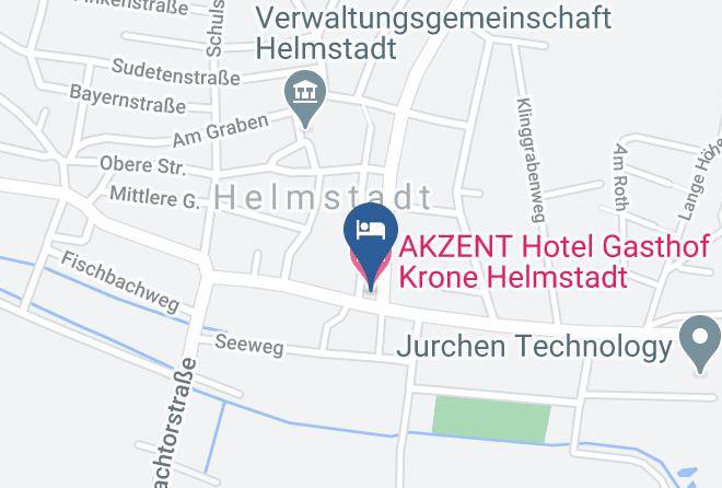 Wurzburg - Akzent Hotel Gasthof Krone Helmstadt Maps