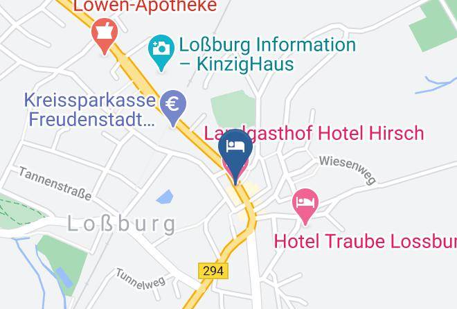 Freudenstadt - Landgasthof Hotel Hirsch Maps