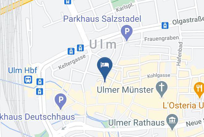 Ulm - Akzent Hotel Roter Lowe Maps