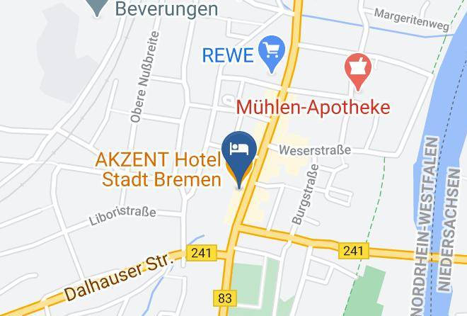 Hoxter - Akzent Hotel Stadt Bremen Maps