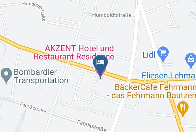 Bautzen - Akzent Hotel Und Restaurant Residence Maps