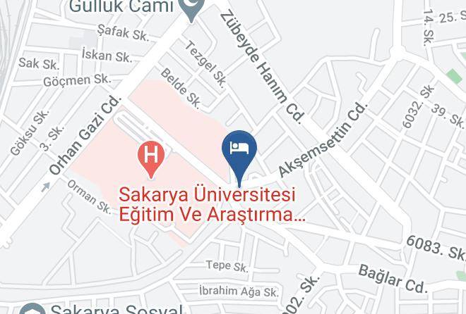 Adapazari - N'ala Otel Sakarya Maps