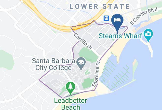 Santa Barbara - Ala Mar Motel Maps