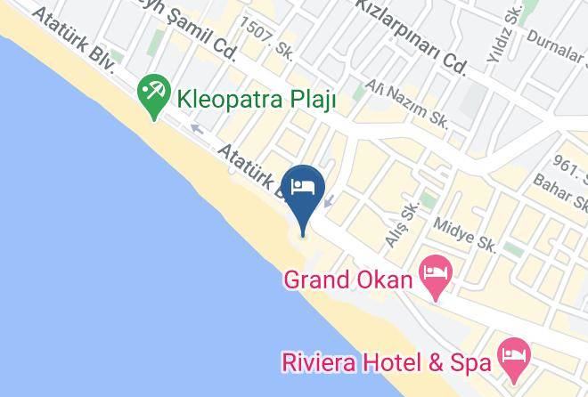 Alanya - Alaaddin Beach Hotel Maps