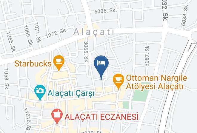 Cesme - Alacati Alanur Otel Maps