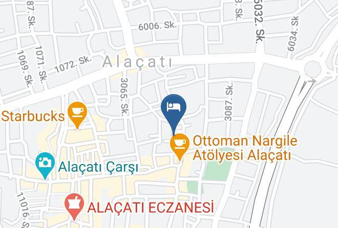 Cesme - Alacati Bedirhan Otel Maps