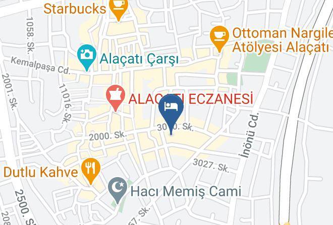 Cesme - Alacati Ekmas Hotel Maps