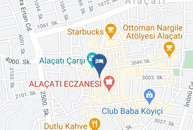 Alacati Eski Ev Otel Map