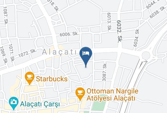 Alacati Ada Hotel Map