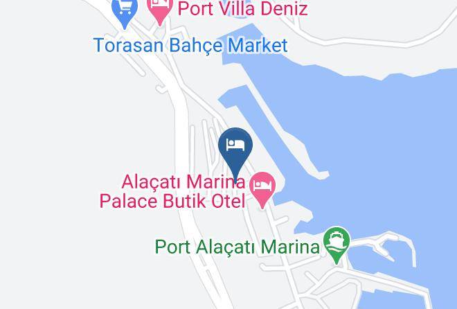 Izmir - Alacati Kapari Butik Otel Maps