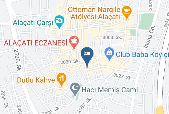 Cesme - Alacati Kayezta Otel Maps