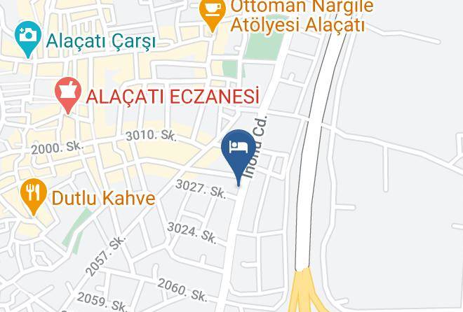 Alacati Levin Hotel Map