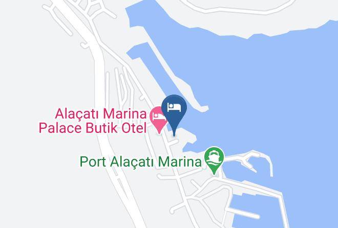 Alacati Marina Palace Butik Otel Map