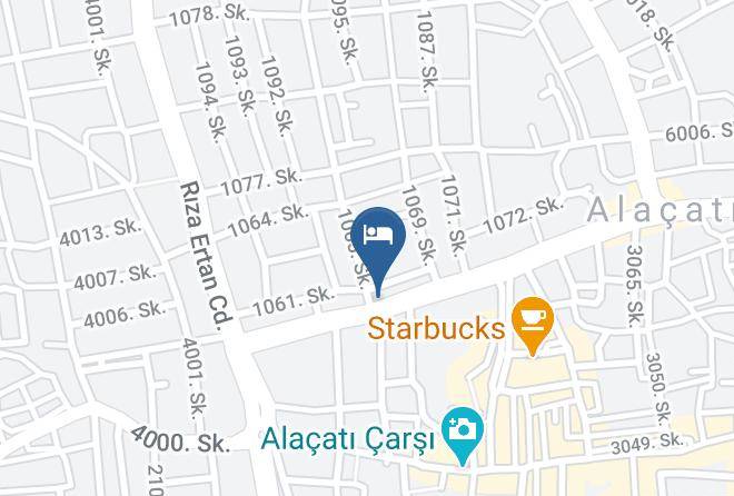 Alacati Private Hotel Map