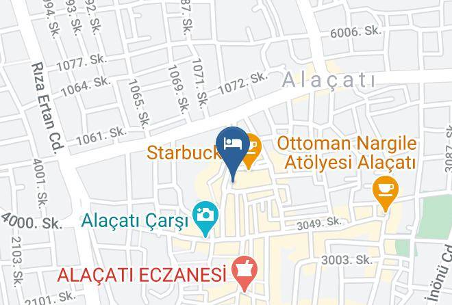 Cesme - Alacati Sardunya Hotel Maps
