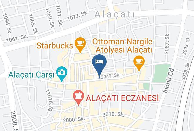 Cesme - Alacati Life Hotel Maps