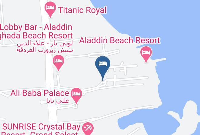 Hurghada - Aladdin Beach Resort Maps