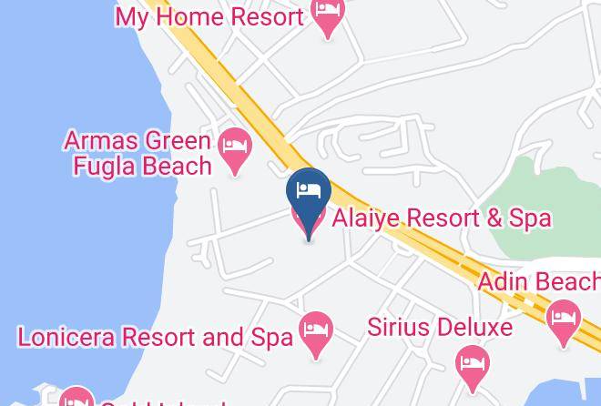 Alaiye Resort & Spa Hotel Map - Antalya - Alanya