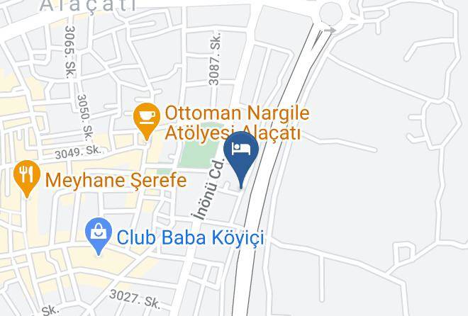 Cesme - Alakapi Otel Alacati Maps