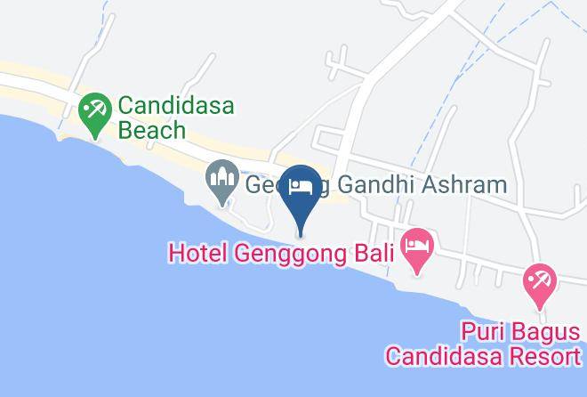 Karangasem Regency - Alam Candi Dive Resort Maps