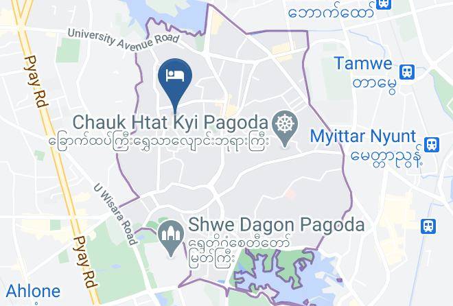 Yangon West - Alamanda Inn Maps