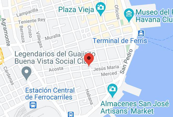 La Habana Vieja - Alameda Habana Maps