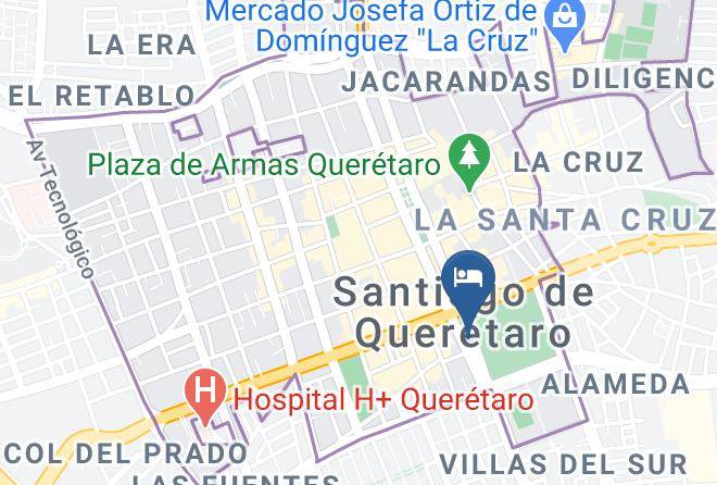 Santiago De Queretaro - Alameda Real Maps