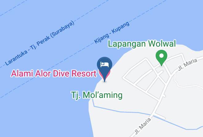 Alor Regency - Alami Alor Dive Resort Maps