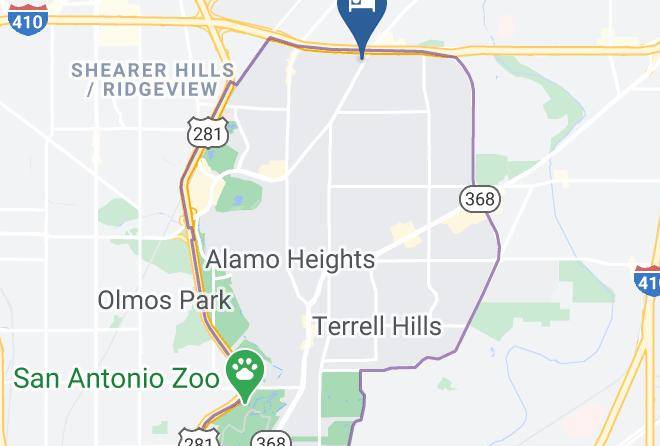 Alamo Heights Oasis Map