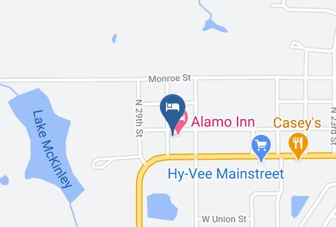 Alamo Inn Map