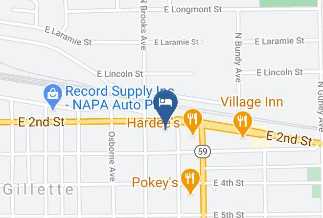 Campbell - Alamo Inn & Suites Gillette Wyoming Maps