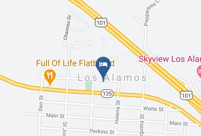 Santa Barbara - Alamo Motel Maps