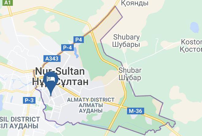 Nur Sultan - Alanda Hotel Maps