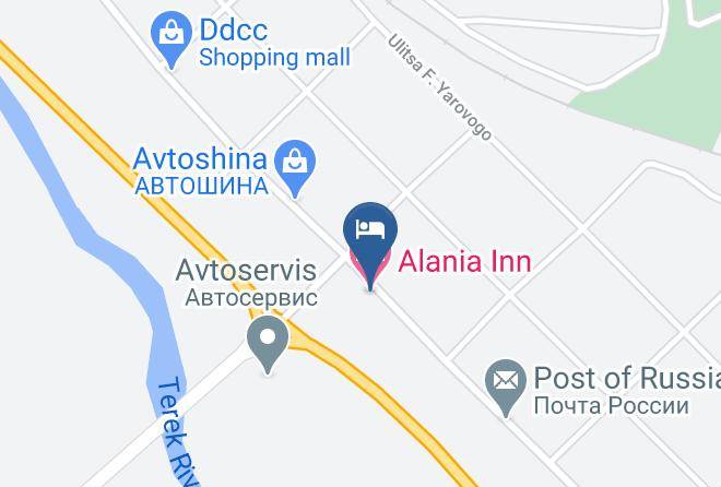 Prigorodny District - Alania Inn Maps