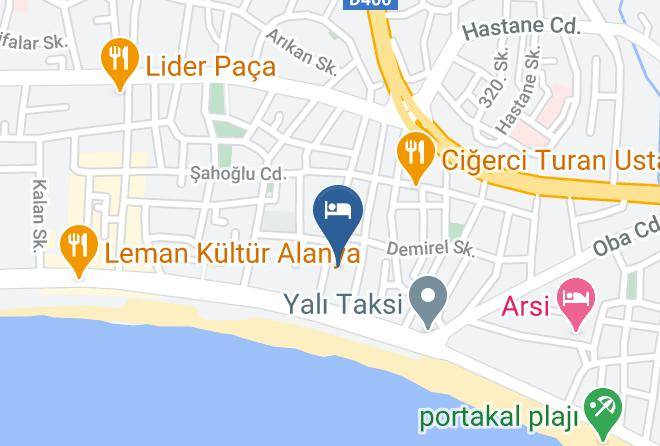 Alanya - Alanya Beach Hotel Maps