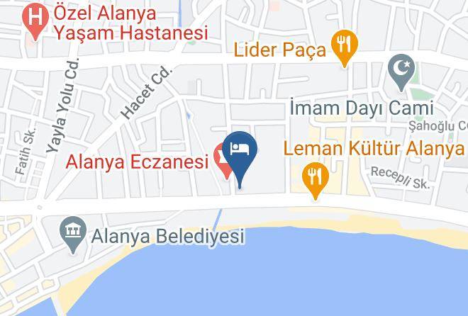 Alanya - Alanya Buyuk Hotel Maps