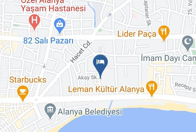 Alanya - Alanya City Hotel Residence Maps