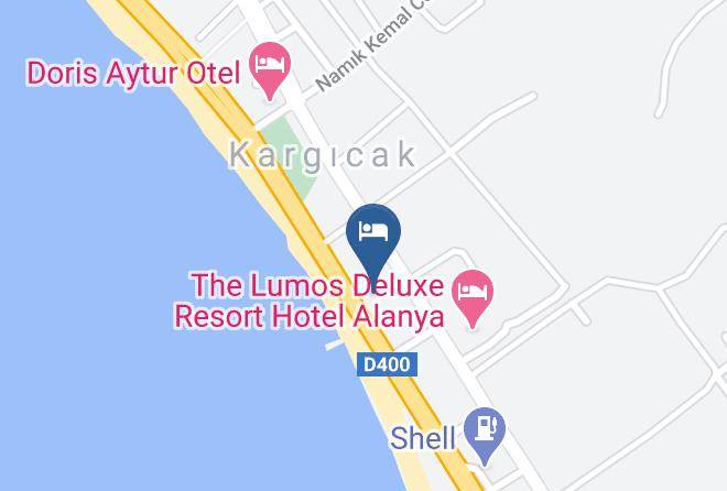 Alanya Klas Hotel Map - Antalya - Alanya