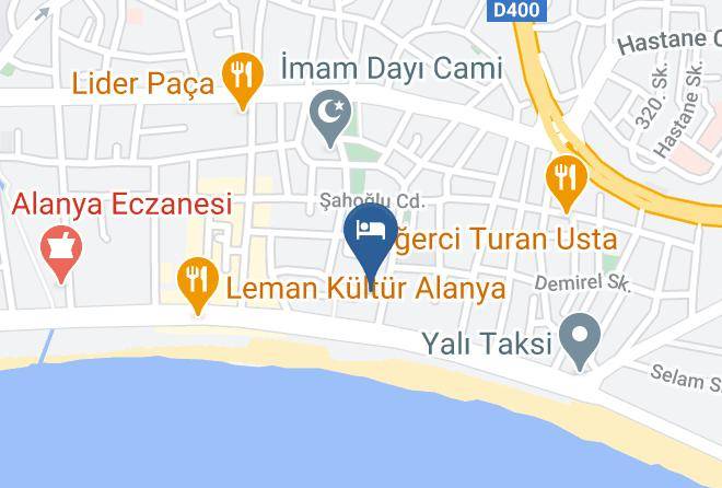 Alanya Livane Sun Otel Map