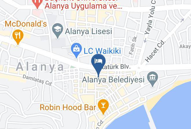 Alanya - Alanya Opera Hotel Maps