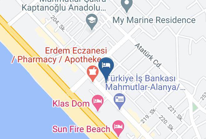 Alanya - Alanya Otel Maps