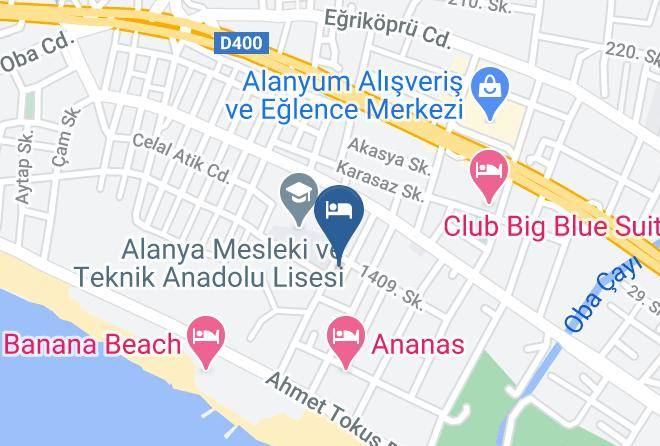 Alanya - Alanya Risus Park Otel Maps